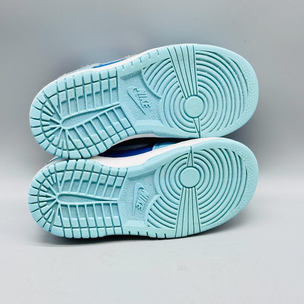 Nike Shoes Kids Toddler 9 c Blue White Dunk Low Top Athletic Sneaker Trainers - Picture 10 of 10
